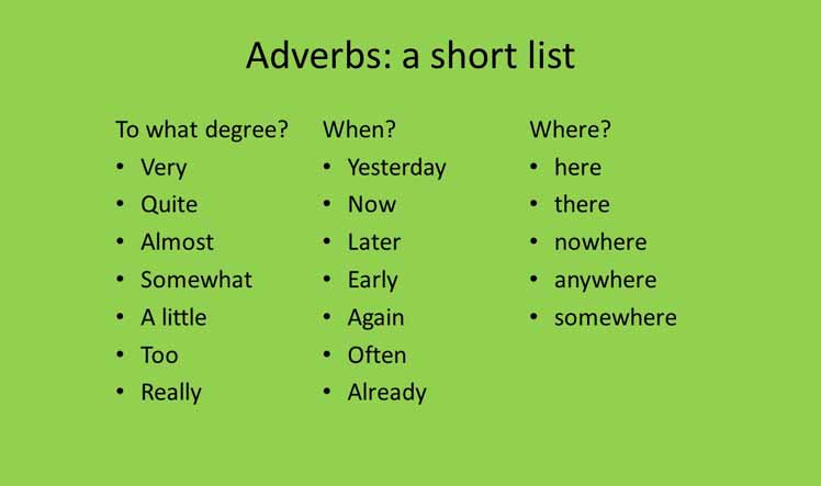 Easy Tips for Finding an Adverb